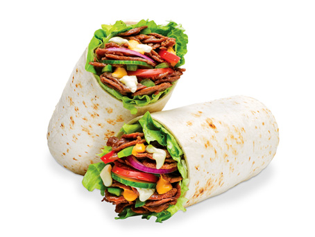 Wrap Steak Cheese Subway
